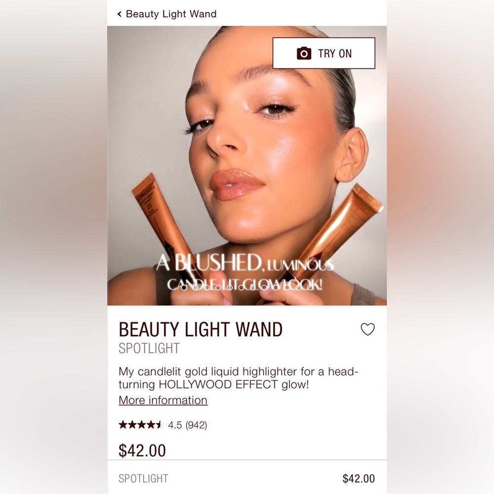 Charlotte Tilbury Beauty Light Wand - Gold Glow
